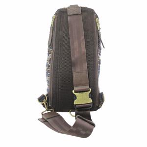 MASTERPIECE ツイード ボディバッグ ショルダーバッグ 茶 紺 ブラウン ネイビー 0124