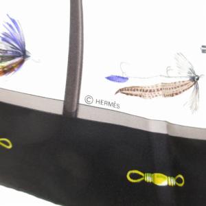 HERMES Flies カレ90 スカーフ 羽根 レディース マルチカラー STK