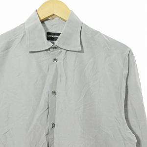 GIORGIO ARMANI シャツ 長袖 無地 ビジネス 39/15 1