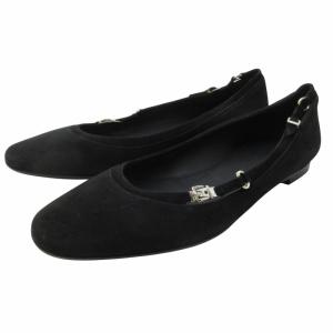 ジェーン パンプス ベロア ブラック 36.5