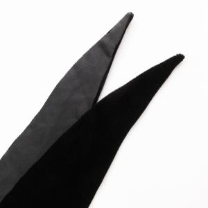 Christian Dior ヴィンテージ ストール ベロア フリンジ 黒 ブラック