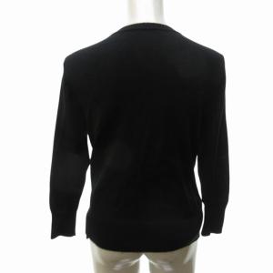 LIMI feu 美品 カーディガン ニット ヨウジヤマモト 黒 ブラック S LY-K03-061 IBO61