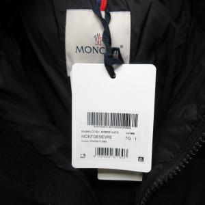 MONCLER MONTGENEVRE ウール ダウンジャケット ブラック 1