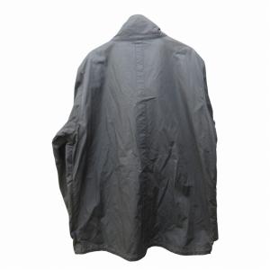 BURBERRY LONDON ナイロンジャケット ステンカラーコート 裏地ノバチェック 黒 ブラック Lサイズ IBO61 0127