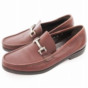 ビットローファー レザー ガンチーニ金具 8 26cm 茶 ブラウン