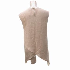 BRUNELLO CUCINELLI シルク ノースリーブシャツ ブラウス アイボリー系 F IBO61 AA