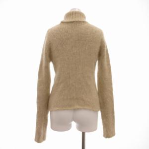 BURBERRY BLUE LABEL セーター ニット プルオーバー アンゴラ タートルネック M ベージュ