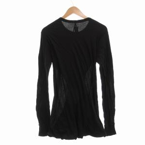 Rick Owens 22SS ダブルレイヤード ロングスリーブ Tシャツ XL ブラック