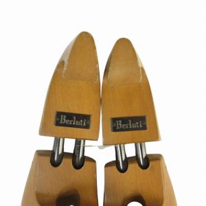 Berluti シューツリー シューキーパー メンズシューズ  ウッド 6 約24cm 茶系 ブラウン系 IBO65