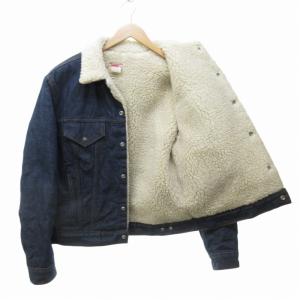 Levi's 70608 80s ヴィンテージ デニムボアジャケット 3rd USA製 刻印52 44 ブルー