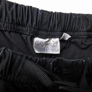 GRAMiCCi 近年 ビームスボーイ別注 クライミングパンツ テーパード ストレッチ ベルト 黒 ブラック F フリーサイズ GLP-20F1615