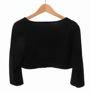 FOXEY ボレロ カーディガン ショート丈 40 28489-KSJFY106C ブラック
