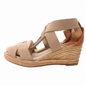 TORY BURCH ウェッジソール サンダル ベージュ 8B 約23.5cm IBO55