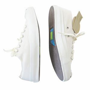 CONVERSE タグ付き 1SC980 ジャックパーセル ムセンショクキャンバス スニーカー 5 24cm キナリ 0228 IBO55