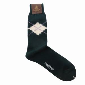 Paul Stuart 靴下 アーガイル柄 ロング ソックス 4点セット おまとめ マルチカラー 約22cm