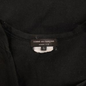 COMME des GARCONS HOMME PLUS ベルテッド 半袖 カットソー Tシャツ boyhood期  AD2017 黒 ブラック L PT-T001