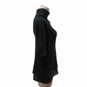 PLEATS PLEASE ISSEY MIYAKE イッセイミヤケ ミスト ハイネック タートルニット 緑 グリーン 3 約L PP61-FK293