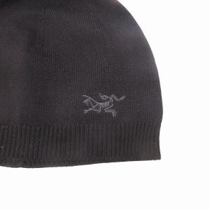 ARC’TERYX VESTIGIO BEANIE ビーニー ニット帽 ニットキャップ ロゴ刺? ウール 黒 ブラック F フリーサイズ 0304