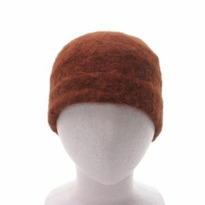 23AW SHAGGY ALPAKA SWEAT CAP アルパカ ニット帽 キャップ F BARK 茶 232OJ-HT05