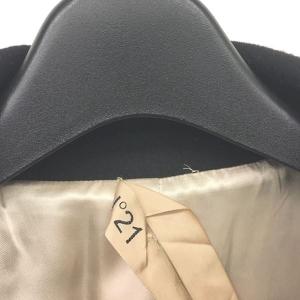 N°21 ロングコート ジャケット アルパカ混 レオパード柄