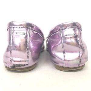 Maison Margiela タビ フラットシューズ メタリック ピンク 38
