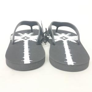 Marcelo Burlon トングサンダル ビーチサンダル ロゴ プリント 黒 ブラック 43 28cm