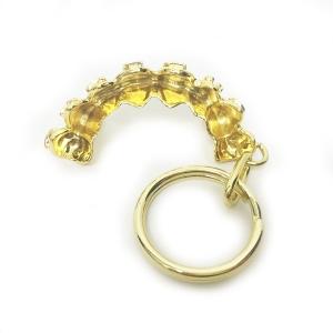 Supreme 19SS Fronts Keychain キーホルダー ラインストーン ゴールド 0129