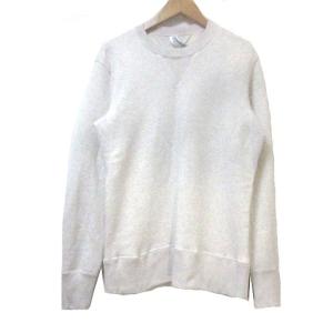 BEAMS PLUS 別注 トレーナー スウェット 長袖 両V 杢グレー L コットン X