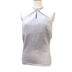 ブラックレーベル シルクホルターネックトップス