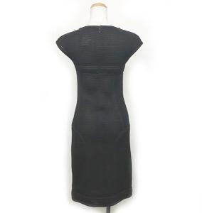 CHANEL 13S Black Mesh Dress ココマーク 38 ブラック
