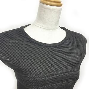 CHANEL 13S Black Mesh Dress ココマーク 38 ブラック