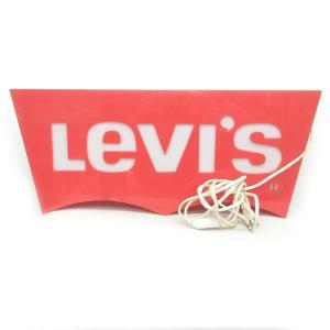 Levi's 電飾看板 両面ライト 1970s ストアサイン ディスプレイ ロゴ ヴィンテージ 通電確認済