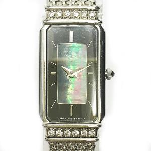 SEIKO クレドール CREDOR 美品 腕時計 1E70-3C10 18KT 12P ラグダイヤ アナログ クオーツ シルバー