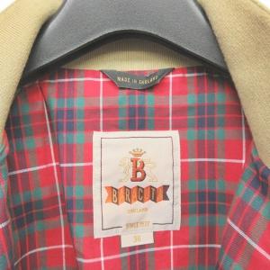 Baracuta 英国製 G9 ハリントンジャケット スイングトップ ブルゾン 裏地 チェック カーキ ベージュ 系 36