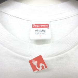 Supreme x カウズ Kaws 21SS Chalk Logo Tee 白