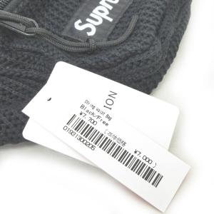 Supreme 21SS String Waist Bag ボックスロゴ メッシュ ブラック