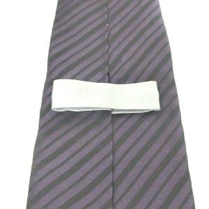 DIOR HOMME ロゴ柄レジメンタルストライプシルクネクタイ