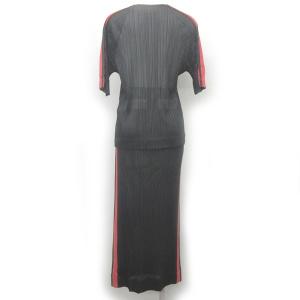 ISSEY MIYAKE セットアップ プリーツ  M S 黒