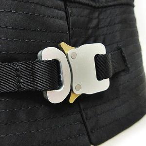 ALYX 美品 21SS 1017 ALYX 9SM バックル バケットハット 帽子 黒 ブラック ONE SIZE