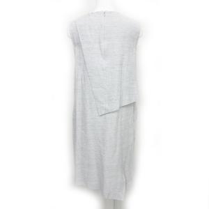 ENFOLD 17SS 300AS233-1290 メランジTOPミニマルレイヤードレス ワンピース 36 灰