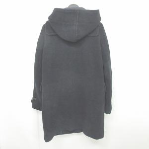 BEAUTY&YOUTH UNITED ARROWS パイルメルトンミドルダッフルコート Vallombrosa地 コート ウール フード ネイビー