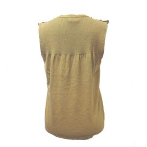 Drawer ノースリーブニットカットソー シルク