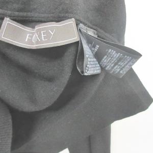 FOXEY 36541 ニットソー リボン 40 黒