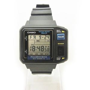 CASIO JP-100W カシオ 脈拍測定 PULSECHECK パルスチェック 腕時計 リストウォッチ デジタル 黒 ブラック