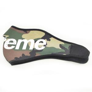 Supreme 14FW Neoprene Face Mask フェイスマスク ロゴプリント カモフラ カーキ