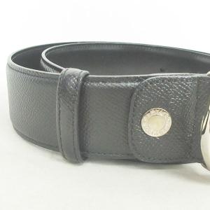 BVLGARI B-zero ロゴマニア レザーベルト ブラック