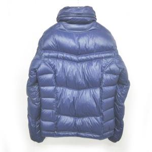 DIESEL ダウンジャケット ダウンコート ナイロン フード ブルー 系 S IBO15 0925