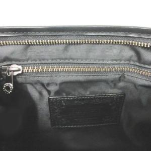 HUNTING WORLD バチューサーパス クラッチバッグ セカンドバッグ バチュークロス 切替 レザー ロゴ ブラック