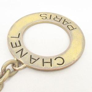 CHANEL 93A 1025 90s ヴィンテージ ロゴ リング キーホルダー ゴールド