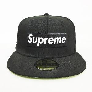 Supreme x NEW ERA 21FW No Comp Box Logo Cap 59FIFTY 7 1 ブラック